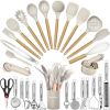 Kitchen Utensils Set 35 PCs Cooking with Grater Spoon