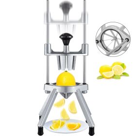 8-Section Commercial Easy Wedger Stainless Steel Blade Fruit Lime Slicer, Lemon Cutter 8 Wedges for Bar Restaurant