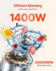 Blender for Smoothies, 68 oz 1400W, Professional Blender with Powerful Motor