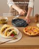 Tortilla Press, 10 Inch Cast Iron Tortilla and Roti Maker, Heavy Duty Tortilladora Press, Pataconera Makers with Handle and 100 Pcs Parchment Paper